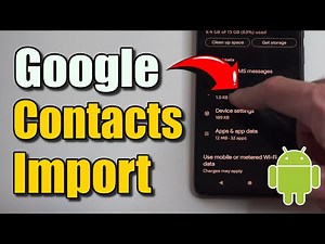 How to Import Contacts to Motorola Phone from Google Account Sync (Best Method)