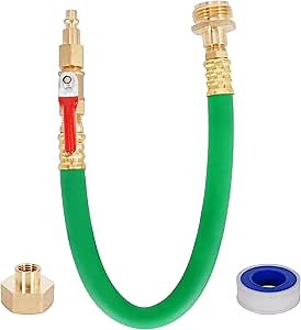 RV Winterizing Kit Fit for Motorhome Boat Camper and Travel Trailer with Sprinkler Blowout Adapter, Air Compressor Quick Connect Kit for Winterize Sprinkler System RV (Lead-Free Brass)