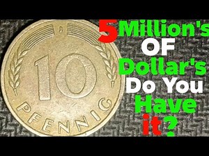 “1950 Germany 10 Pfennig Coin Worth Millions Today ! 😱 Rare Bundesrepublik Deutschland Coin History