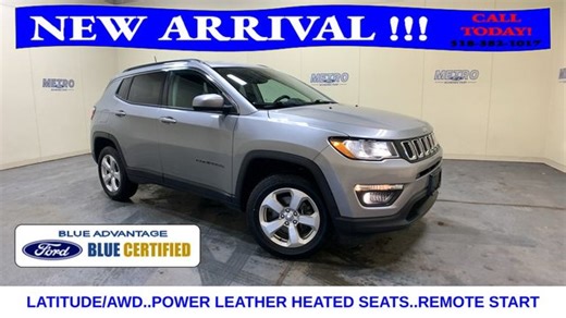 Certified Pre-Owned 2020 Jeep Compass Latitude 4WD 4D Sport Utility