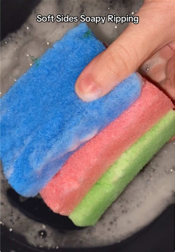 ✨✨ #asmrsounds #sponge #relaxing #asmrvideo | asmr sounds