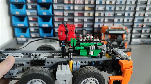 Lego Technic RC Volvo FH16 8x6-Final assembly[ep.7]
