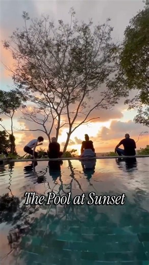 The Pool at Sunset