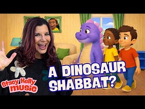 The Dinosaur Shabbat Song 🦖 | Kids Shabbat Music