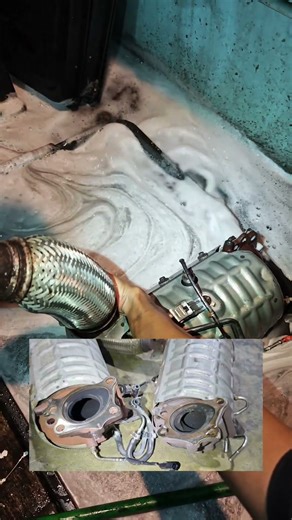 DPF cleaning by soaking in cleaning solution....Clear results, V9 style, a simple DIY method. #DP...