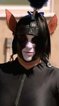 Woman addicted to pony play aka dressed and acts like a pony 24/7!