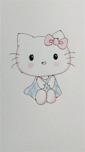 How to Draw HELLO KITTY Easy