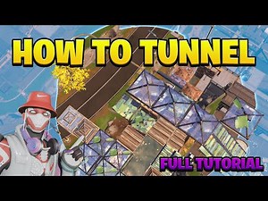 How To Tunnel Like A Pro (Fortnite Building Guide)