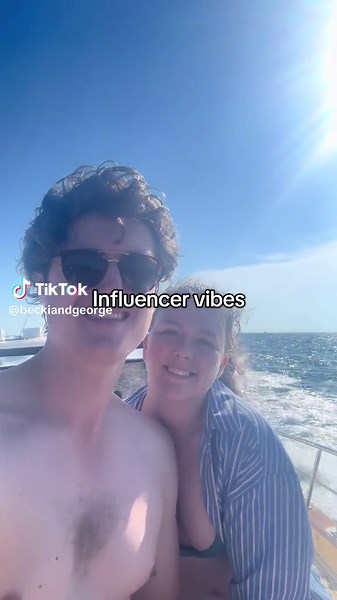 Influencer vibes renting a boat off the Amalfi Coast