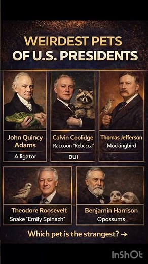 5 Strangest Pets Owned by U.S. Presidents