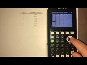 Exponential Regression on a TI-84 Plus CE