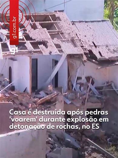 Explosão em Vargem Alta Deixa Casa Destruída
