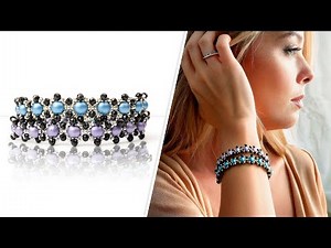 Amethyst Aura Bracelet - DIY Jewelry Making Tutorial by PotomacBeads