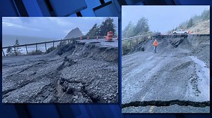 Landslide drops, closes U.S. Highway 101 on southern Oregon coast