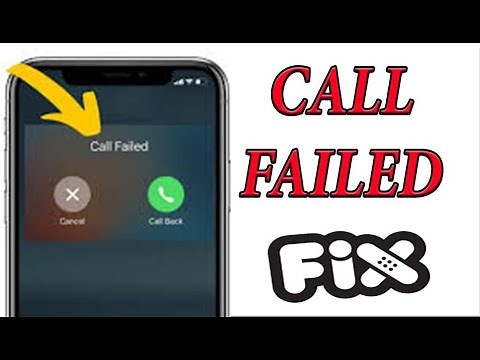 How to fix call failed error on iPhone 12, iPhone x, iPhone 6, 7, 8