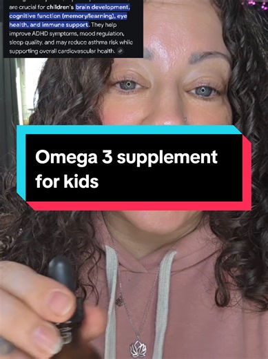 Replying to @annettemork I had no idea that my daughter should even be taking an omega 3 supplement if she wasn't getting enough in her diet because her doctor never told me! This is not medical advice and only my experience. Asl your doctor before starting any new supplements and do your own research. @Nature’s Craft