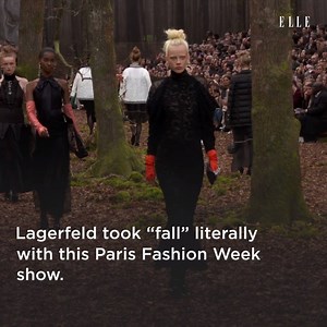 327K views · 994 reactions | Karl Lagerfeld's final Chanel show was breathtaking ❄️❄️❄️ | ELLE Magazine (US) | Facebook