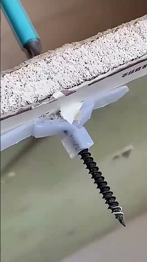 How to use and install Nylon Plastic Hollow Wall Anchors Butterfly Wings Wall Plug