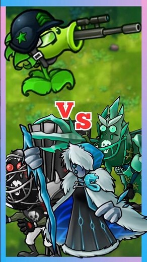 What Happens When Snipea Faces 3 Deadly Boss Zombies?! 👀💀 #pvz #shorts