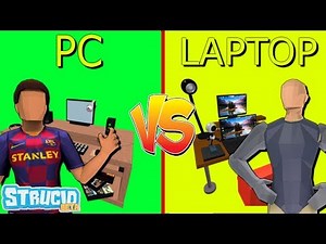 PC Players Vs LAPTOP Players In Strucid (Roblox)