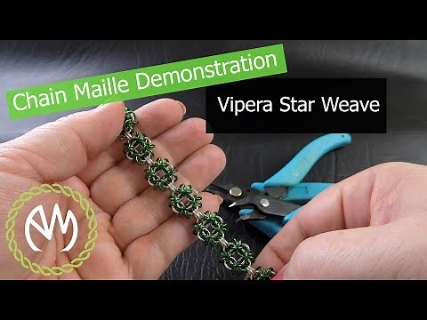 Chain Maille Tutorial - Vipera Star Weave