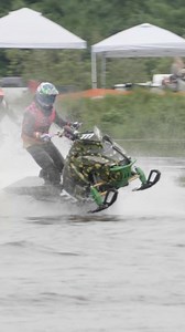 Snowmobile watercross racing turns winter machines into warm-weather thrill rides. Riders skim across lakes on snowmobiles built for snow, but tuned to fly over water with precision and power. It’s part engineering, part balance, and all Wisconsin energy. #snowmobile #racing #watercross #wisconsin | Wisconsin Life
