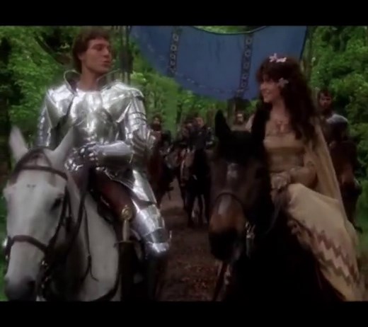 Lancelot and Guinevere's Love Story in Excalibur (1981)
