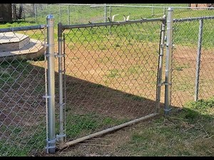 adding a gate to a chain link fence ( how I did it)