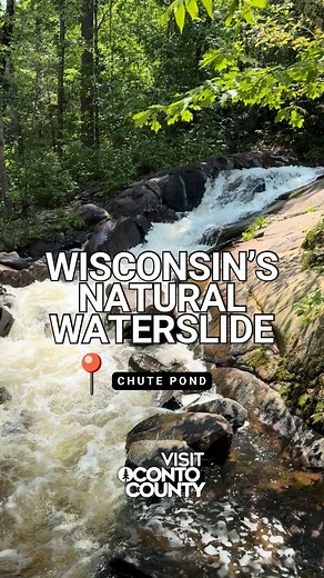 Slide into pure summer bliss ☀️ Welcome to Slippery Rock, Wisconsin’s natural waterslide at Chute Pond County Park in Mountain, WI. An exhilarating plunge and lifelong memories await. A huge thank you to the Prevost Family for sharing their videos from this past weekend – your clips and smiles truly capture the fun 🤩 Come make a splash and check out our blog post with all the details to plan your trip 🌊 #WisconsinWaterslide #Natural Waterslide #SlipperyRock #ChutePond #Mountain #VisitOcontoCou