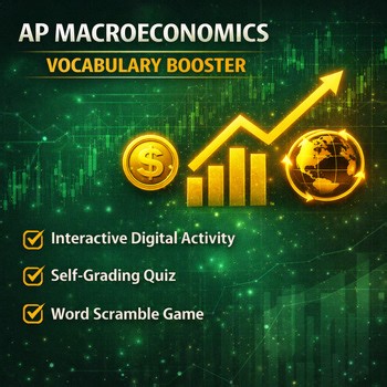 AP Macroeconomics Vocabulary | Interactive Quiz & Game Activity