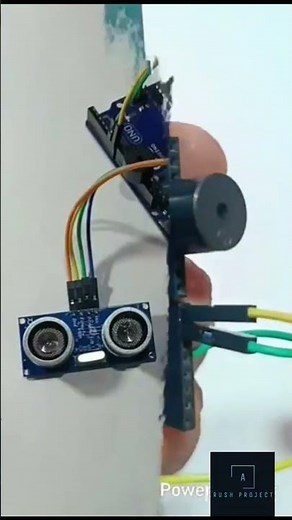 Ultrasonic Sensor with Buzzer Alert | Arduino Security Project