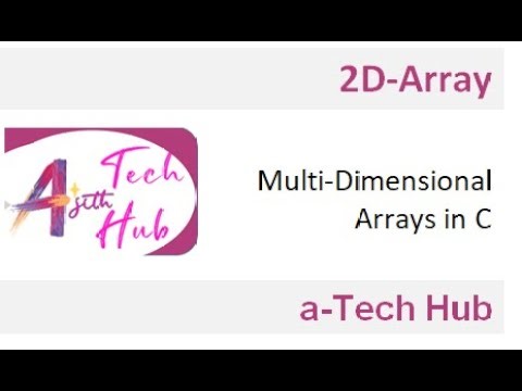Multi-Dimensional Arrays in C | malayalam