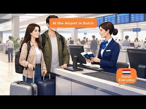 At the Airport in Dutch – Dutch Conversation Practice (A2)
