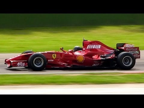 Ferrari F2007 F1 Car V8 Engine Sound