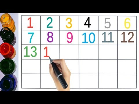 12345 Number Song for Kids | Learn Counting 1-15