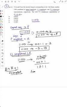 GATE ECE 2026 PYQ : 2's complement #ece #pyq #gateexam #digitalelectronics #education #binarynumbers