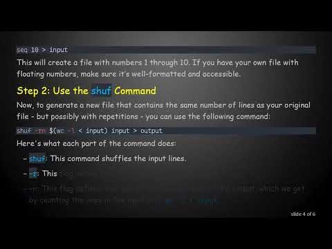 How to Choose Random Lines with Replacement from a File Using AWK and Shell