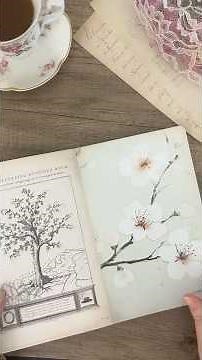 Shabby Hand Drawn Journal Pages from My Porch Prints Junk Journal Ideas