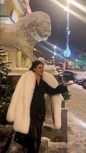 MY POLAR FOX FUR COAT IS HOTTER THAN SNOW