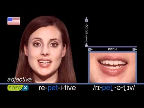 How To Pronounce REPETITIVE - Learn English - US & UK Pronunciation- Ingles- 英語レッスン - 学英语