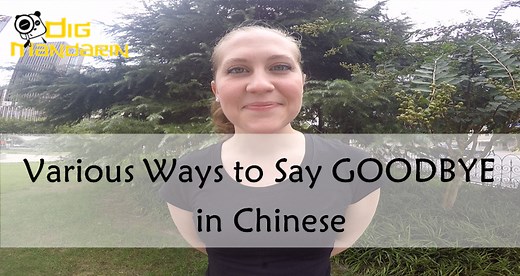 Various Ways to Say “Goodbye” in Chinese