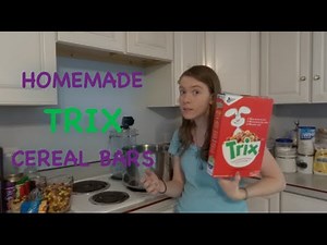 DIY HOMEMADE TRIX CEREAL BARS