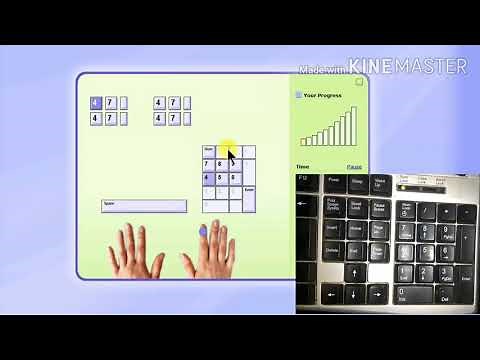 Typing master number keypad