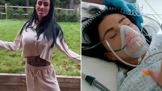 Katie Price shows off her tattooed tummy as heartbreaking IVF journey airs