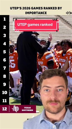 What is UTEP’s most important game this year? #cfbudge #utep #football | utep football