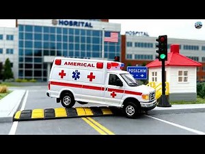 Cars running over speed bumps, toy cars and speed bumps, tractor trailers and speed bumps