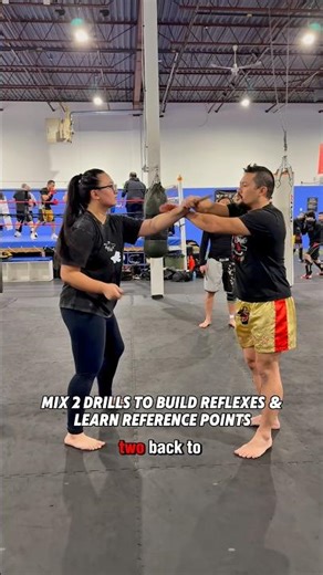 Mix 2 drills to build reflexes & learn reference points.