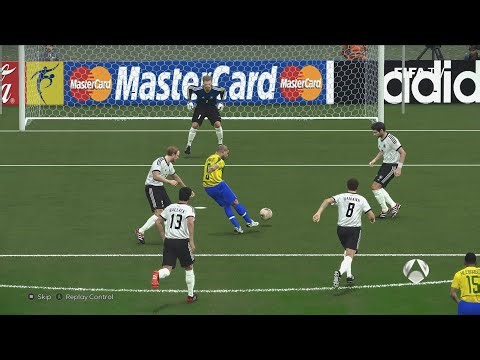 Brazil vs Germany 2002 (PES 2021) [Nissan Yokohama Stadium]