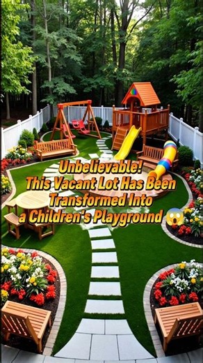 Kids Playground Build from Scratch | Construction Timelapse