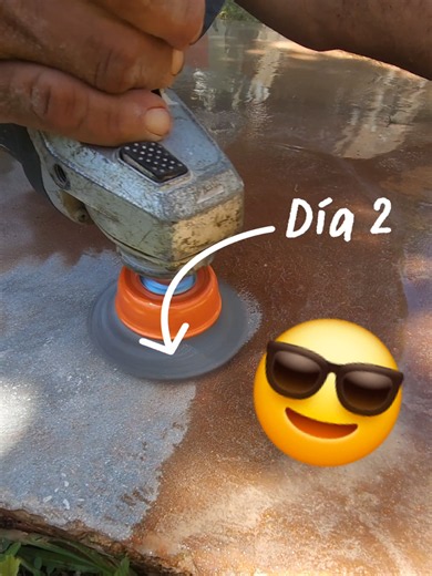 Cómo quitar la mugre del pasillo de concreto | Pulir pisos ASMR